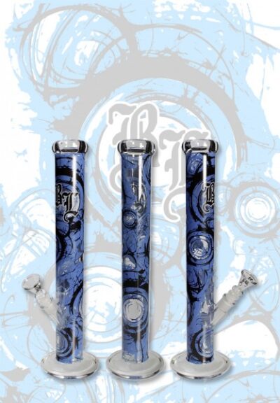 BLACK LEAF turbine glass bong
