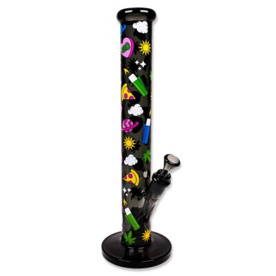 Fire Flow x Black Leaf 420 bong