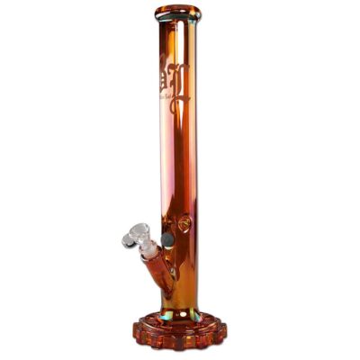 BL bong ingranaggio iridescente ambrato