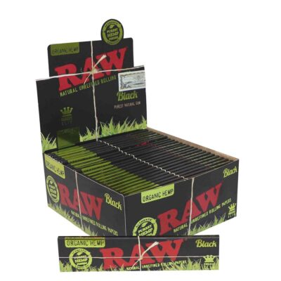 Raw cartine organic hemp black