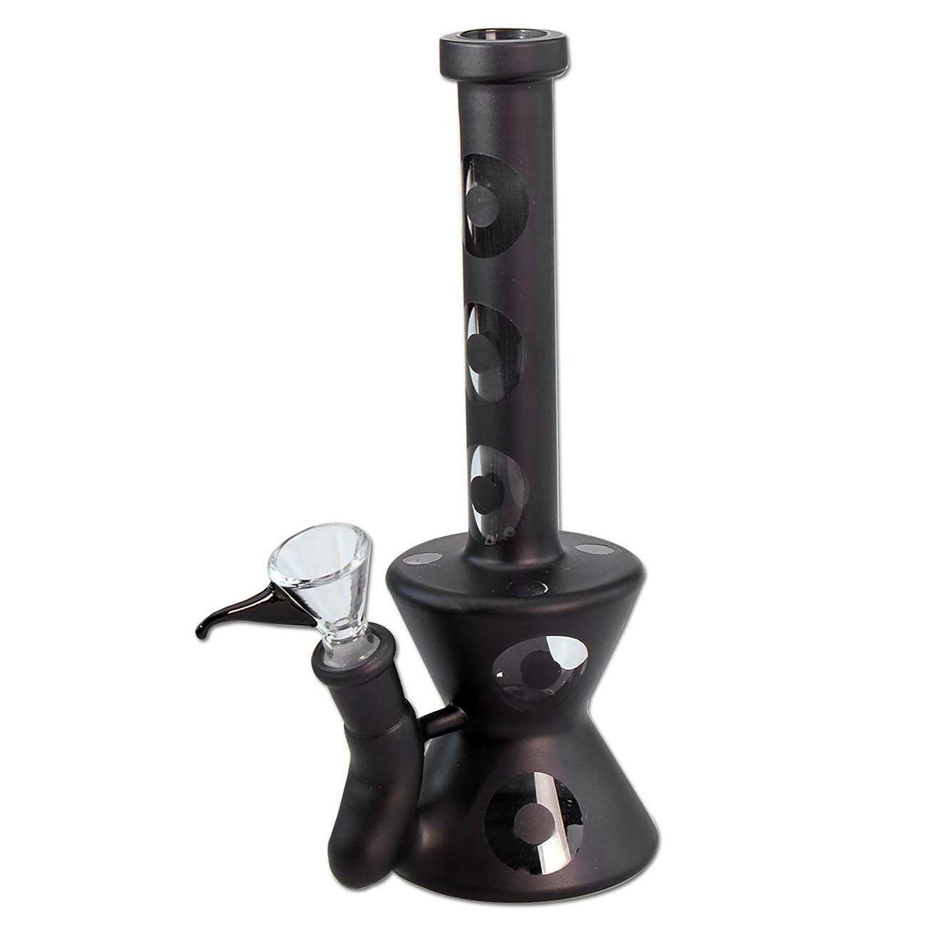 Bong Vetro Nero Opaco 21cm